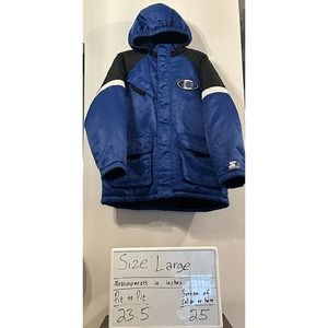 Vintage Starter Orlando Magic Jacket Mens Large Blue NBA Shaq Penny Tmac